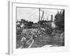 Workers Constructing the Library of Congress-null-Framed Photographic Print