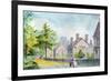 Workers' Cottages at Bournville, Birmingham, 1892-null-Framed Giclee Print