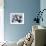 Workers Cuts Young Sprouts from a Plane Tree at an Avenue at the River Main-null-Framed Photographic Print displayed on a wall