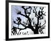 Workers Cuts Young Sprouts from a Plane Tree at an Avenue at the River Main-null-Framed Photographic Print