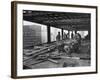 Workers During Construction of Seagrams Building-Frank Scherschel-Framed Photographic Print