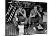 Workers Eating in a Ford Motor Company Plant-null-Mounted Photographic Print