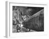 Workers From Gulf Interstate Gas Co. Welding Pipe to Be Used in Natural Gas Pipeline-null-Framed Photographic Print