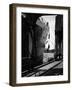 Workers Hanging from Hull of Ship in Hamburg Harbor, in the Midst of Painting It-Emil Otto Hoppé-Framed Photographic Print