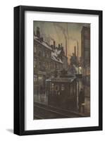 Workers Houses-Hans Baluschek-Framed Art Print