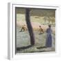 Workers in a Field at Kandern, Painted in July 1907-Edgar Degas-Framed Giclee Print