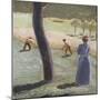 Workers in a Field at Kandern, Painted in July 1907-Edgar Degas-Mounted Giclee Print
