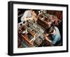 Workers in General Electric Plant-Alfred Eisenstaedt-Framed Photographic Print