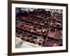 Workers in the Dyeing Pits of a Leather Tannery, Fez, Morocco-Susanna Wyatt-Framed Photographic Print