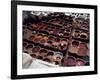 Workers in the Dyeing Pits of a Leather Tannery, Fez, Morocco-Susanna Wyatt-Framed Photographic Print