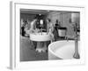 Workers in the Washroom Facility at a Steelworks, Rotherham, South Yorkshire, 1964-Michael Walters-Framed Photographic Print