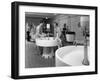 Workers in the Washroom Facility at a Steelworks, Rotherham, South Yorkshire, 1964-Michael Walters-Framed Photographic Print