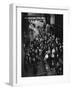 Workers Leaving Jones and Laughlin Steel Plant at 3 P.M. Shift-Margaret Bourke-White-Framed Photographic Print