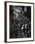 Workers Leaving Jones and Laughlin Steel Plant at 3 P.M. Shift-Margaret Bourke-White-Framed Photographic Print