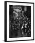 Workers Leaving Jones and Laughlin Steel Plant at 3 P.M. Shift-Margaret Bourke-White-Framed Photographic Print