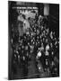 Workers Leaving Jones and Laughlin Steel Plant at 3 P.M. Shift-Margaret Bourke-White-Mounted Photographic Print