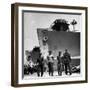 Workers Leaving the Sun Shipbuilding and Drydock Co. Shipyards-null-Framed Photographic Print