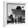 Workers Leaving the Sun Shipbuilding and Drydock Co. Shipyards-null-Framed Photographic Print