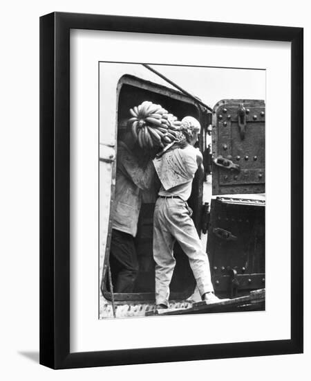 Workers Loading Bananas, Veracruz, 1927-Tina Modotti-Framed Photographic Print