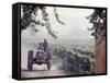 Workers on a Tractor at the Conchay Toro Vineyards, Chile-Bill Ray-Framed Stretched Canvas