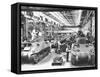 Workers on the Assembly Line at the Chrysler Tank Arsenal-null-Framed Stretched Canvas