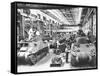 Workers on the Assembly Line at the Chrysler Tank Arsenal-null-Framed Stretched Canvas