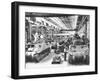 Workers on the Assembly Line at the Chrysler Tank Arsenal-null-Framed Premium Photographic Print
