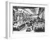 Workers on the Assembly Line at the Chrysler Tank Arsenal-null-Framed Premium Photographic Print