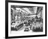 Workers on the Assembly Line at the Chrysler Tank Arsenal-null-Framed Premium Photographic Print