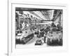 Workers on the Assembly Line at the Chrysler Tank Arsenal-null-Framed Photographic Print