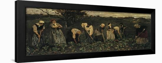 Workers on the Beet Field-Max Liebermann-Framed Giclee Print