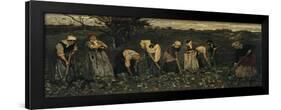 Workers on the Beet Field-Max Liebermann-Framed Giclee Print