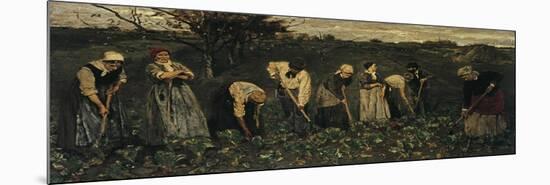 Workers on the Beet Field-Max Liebermann-Mounted Giclee Print