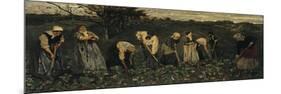 Workers on the Beet Field-Max Liebermann-Mounted Giclee Print