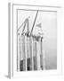 Workers Placing Last Stone on RCA Building-null-Framed Photographic Print