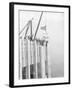 Workers Placing Last Stone on RCA Building-null-Framed Photographic Print