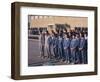 Workers Singing Firm's Song, Matsushita Electric, Japan-David Lomax-Framed Photographic Print