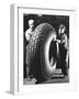 Workers with Truck Tires at Us Rubber Plant-Andreas Feininger-Framed Photographic Print