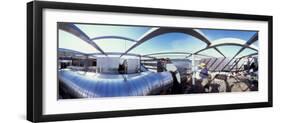 Workers Working on the Ventilation System of a Building-null-Framed Photographic Print