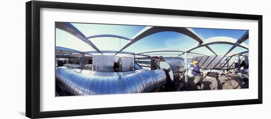 Workers Working on the Ventilation System of a Building-null-Framed Photographic Print