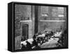 Workhouse Dining Hall, Oliver Twist Film, 1948-Peter Higginbotham-Framed Stretched Canvas