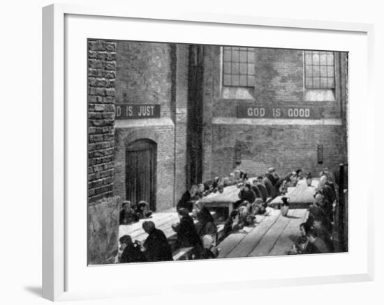 Workhouse Dining Hall, Oliver Twist Film, 1948-Peter Higginbotham-Framed Photographic Print