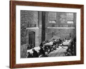 Workhouse Dining Hall, Oliver Twist Film, 1948-Peter Higginbotham-Framed Photographic Print