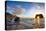 Workign the Coast, Sunset at Elephant Roack, Fort Bragg, Mendocino-Vincent James-Stretched Canvas