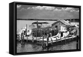 Working Boats-Alan Hausenflock-Framed Stretched Canvas