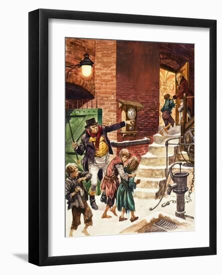 Working Children of Victorian Britain-Peter Jackson-Framed Giclee Print