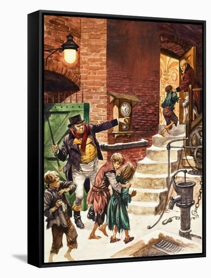 Working Children of Victorian Britain-Peter Jackson-Framed Stretched Canvas