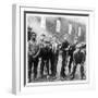 Working Class Children in Sheffield Playing in the Street-Henry Grant-Framed Photographic Print