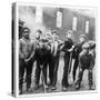 Working Class Children in Sheffield Playing in the Street-Henry Grant-Stretched Canvas