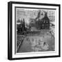 Working Class Children in Sheffield, South Yorkshire, Playing Out of Doors-Henry Grant-Framed Photographic Print